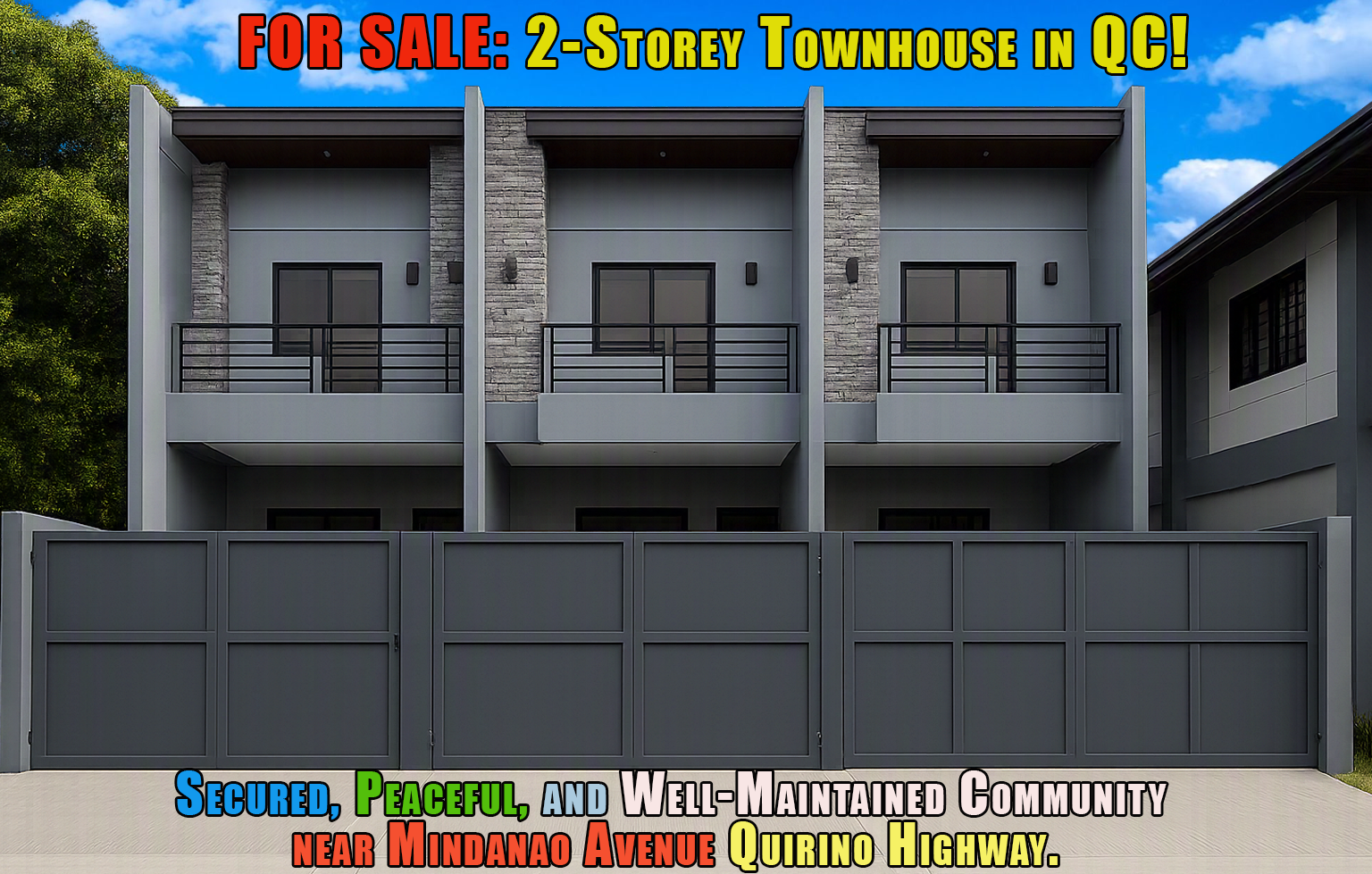 🏡 READY FOR OCCUPANCY TOWNHOUSE IN QUEZON CITY