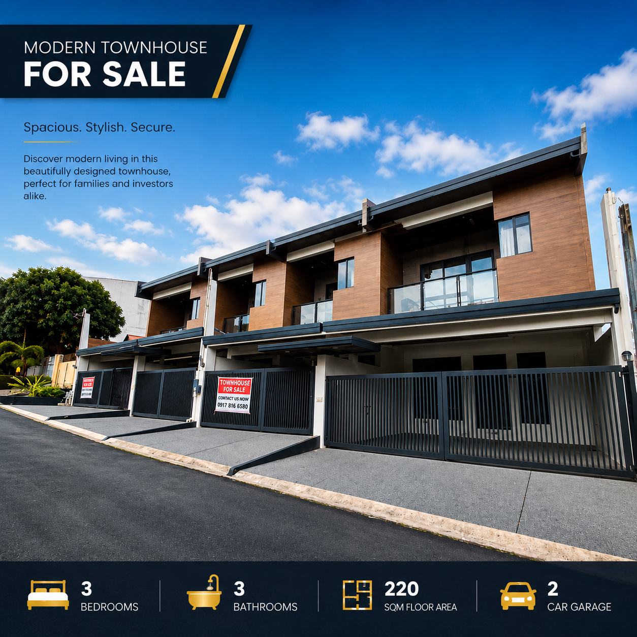 🏡 Elegant Brand-New 2-Storey Townhouse for Sale in East Fairview, Quezon City