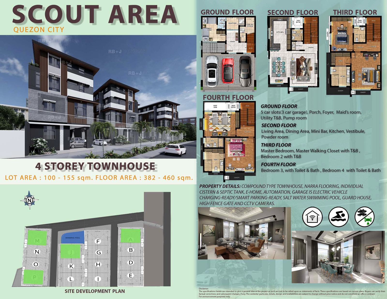 🏡 ULTRA-LUXURY 4-STOREY TOWNHOUSE FOR SALE